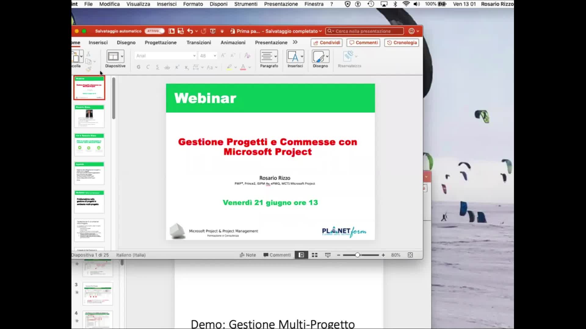 Webinar Gestione Multi progetto con Microsoft Project