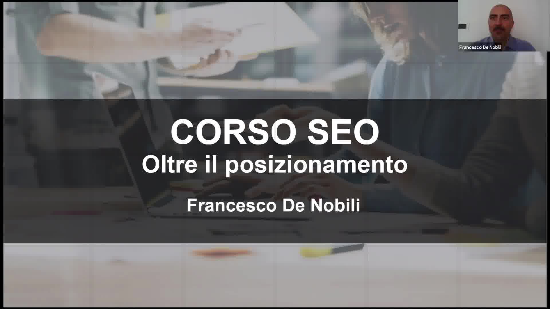 Corso SEO