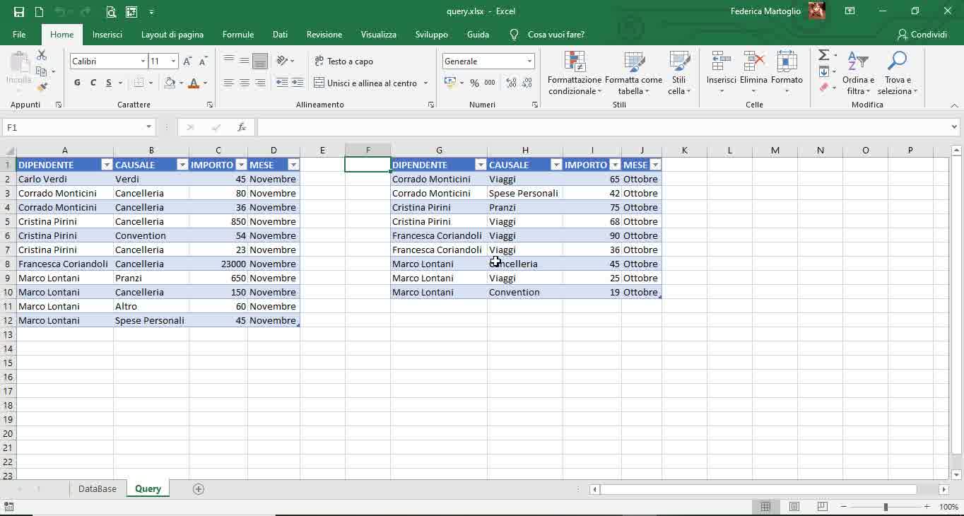 Corso Excel Query 2 parte