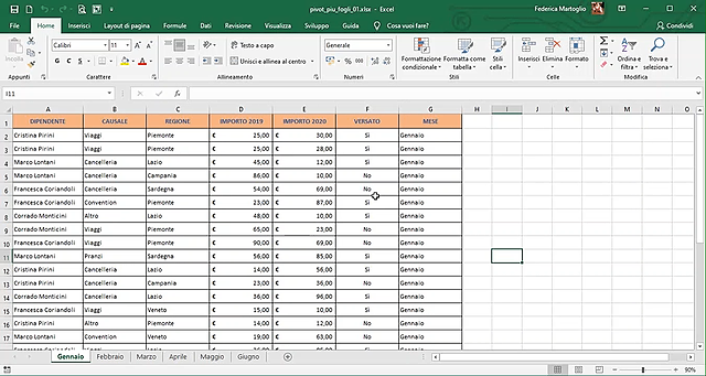 Corso Excel pivot parte 6